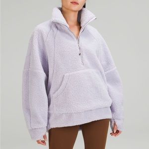 Lululemon Scuba Oversized Fleece Funnel Neck Half Zip